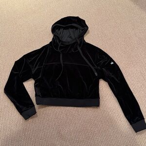 Alo Black Velvet Hoodie size small